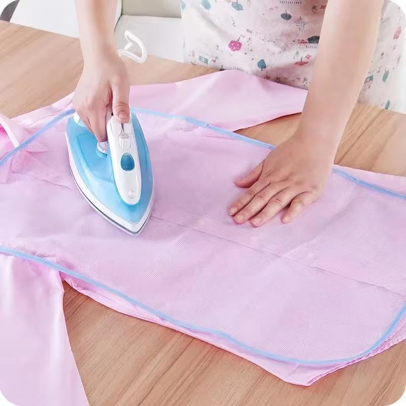 Random Colors Cloth Protective Press Mesh Insulation Ironing Board Mat Cover against Pressing Pad Mini Iron Ironing Mat Tools
